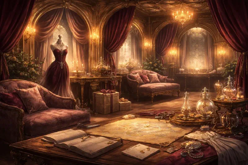 The Gilded Décolletage Co trading floor
